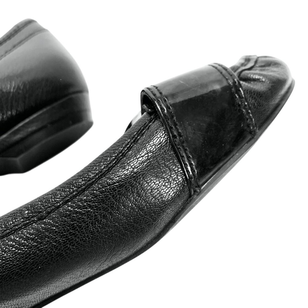 BCBGIRLS BCBG Black Flat Loafers Shoes Leather 6.5 - Picture 16 of 16